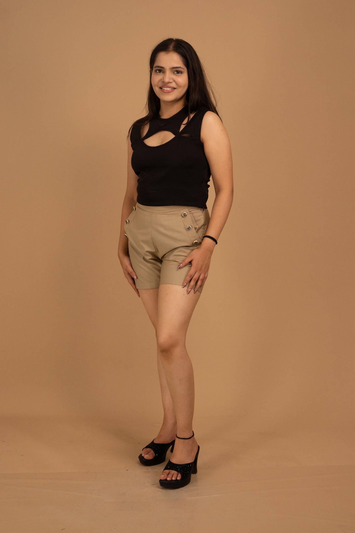 Sable & Sand Crepe Luxe Co-ord Set