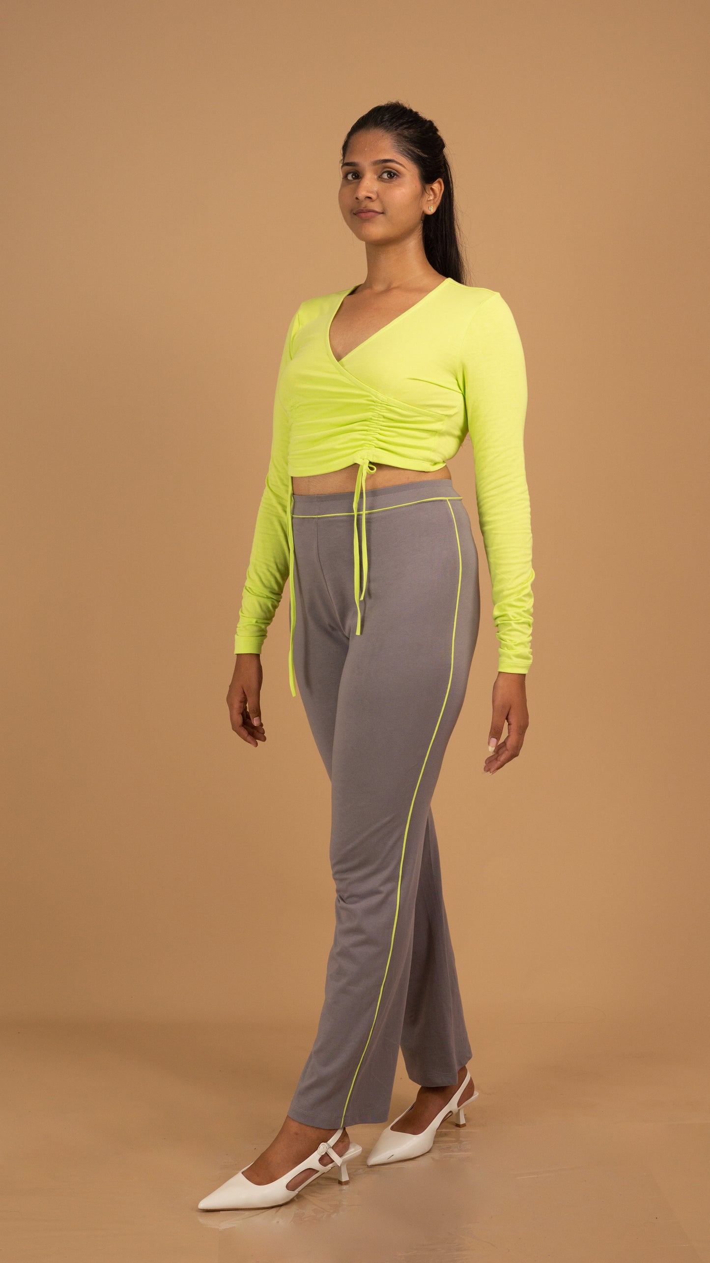 The Ballet Wrap Crop Top