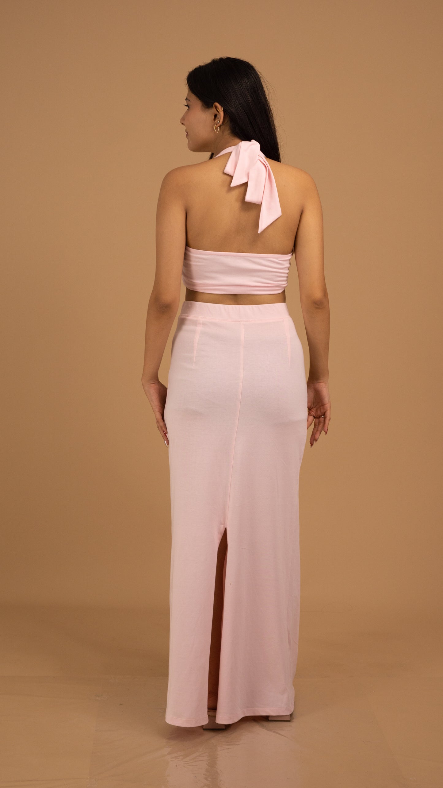 The Petale Front-Tie Crop Top