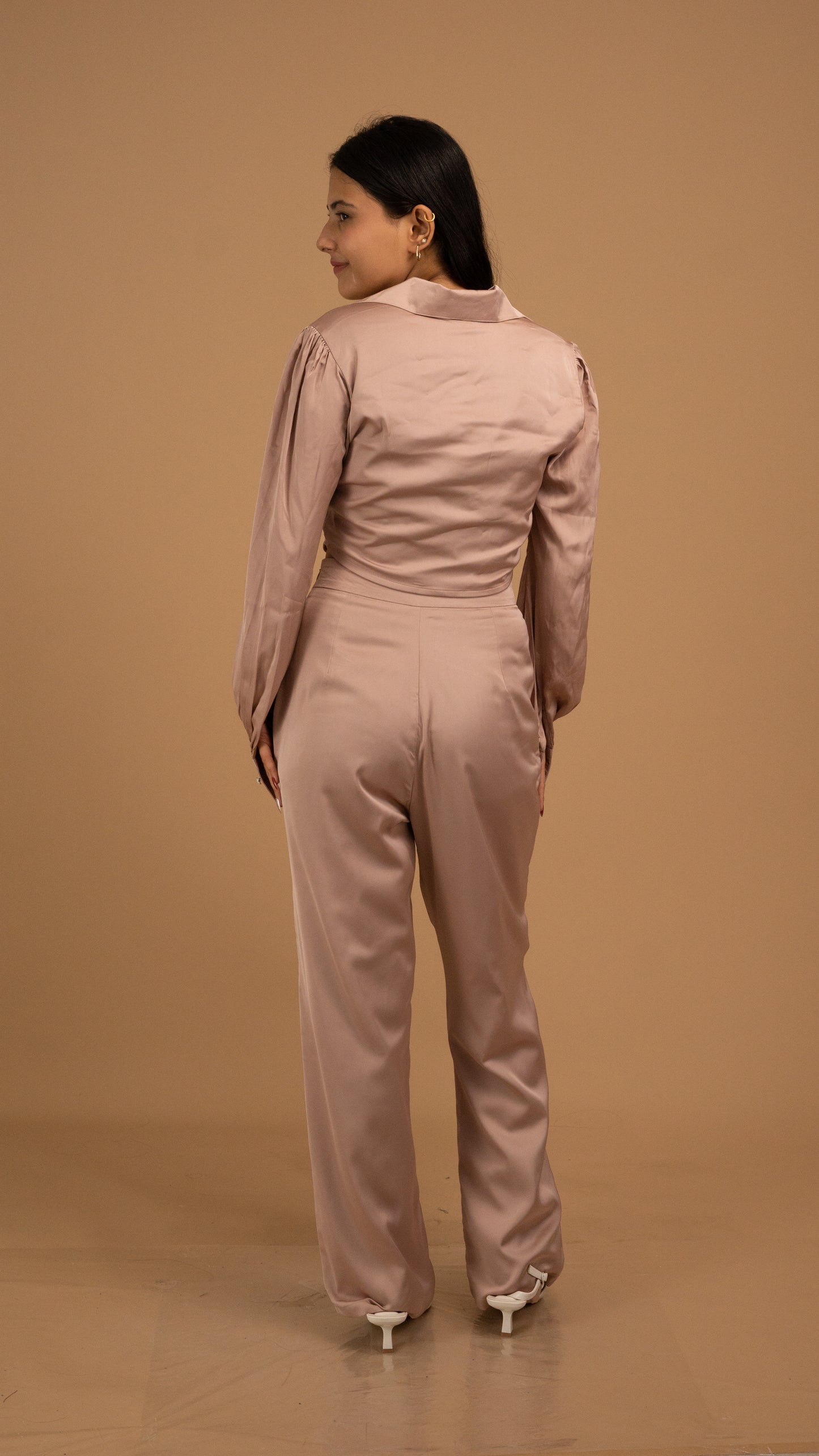 The Éclat Satin Sculpt Shirt
