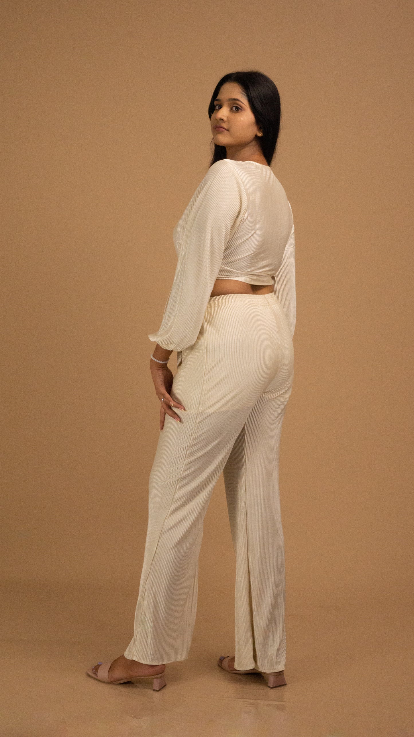 The Opaline Tie-Front Blouse