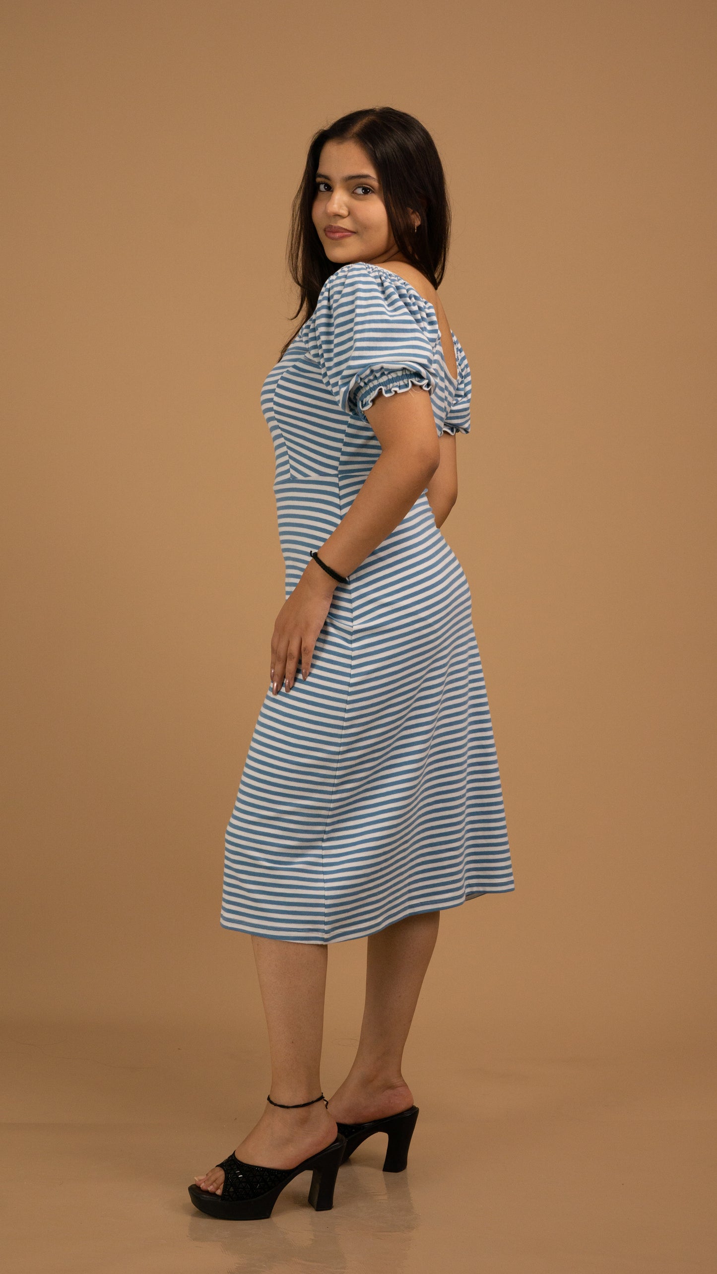 Coastal Cotton Midi Dress