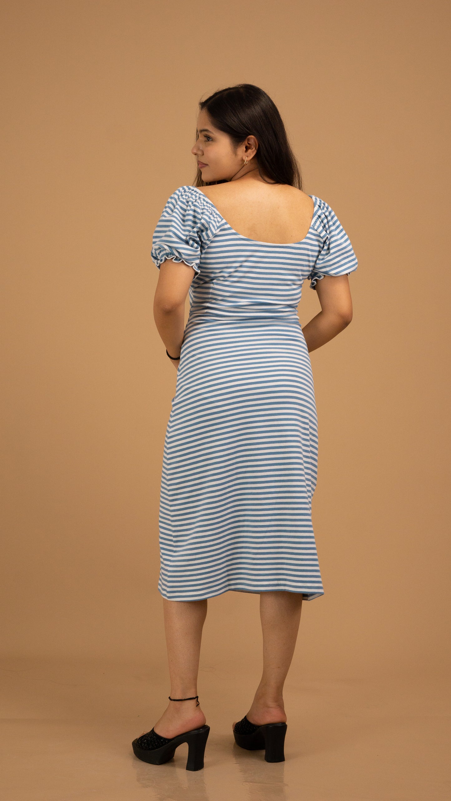 Coastal Cotton Midi Dress