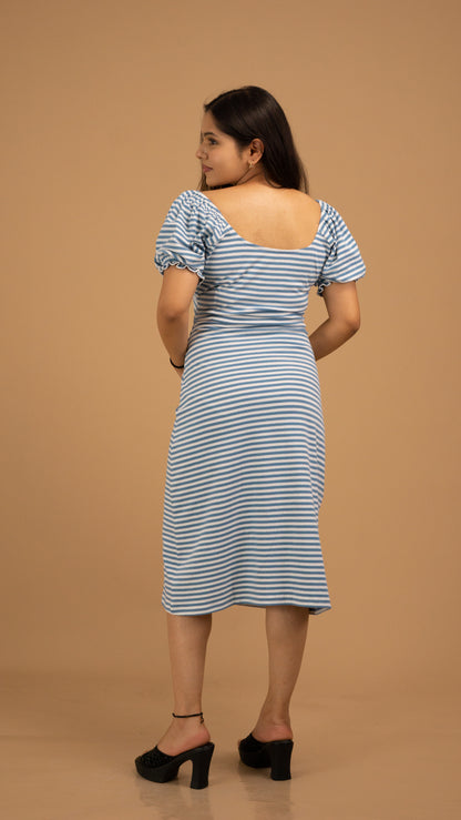 Coastal Cotton Midi Dress