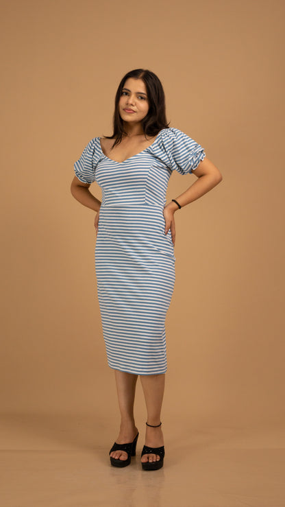 Coastal Cotton Midi Dress