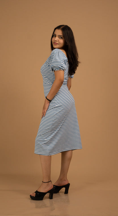 Coastal Cotton Midi Dress