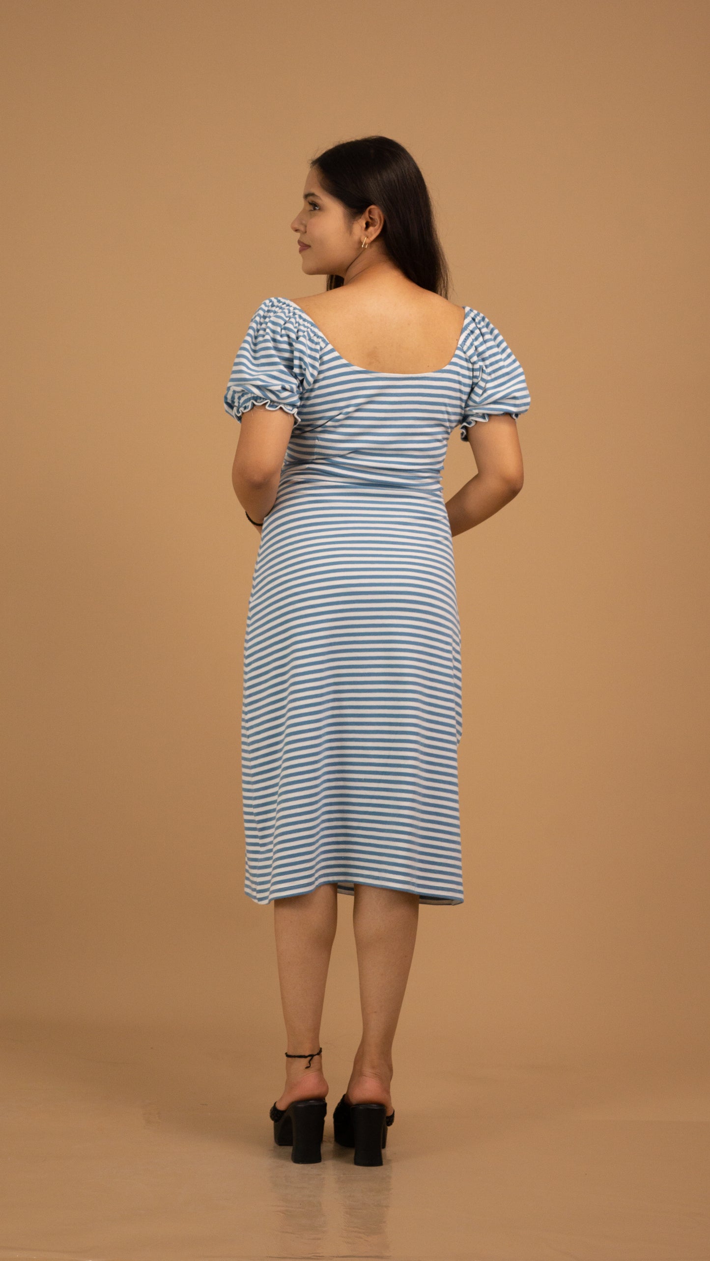 Coastal Cotton Midi Dress