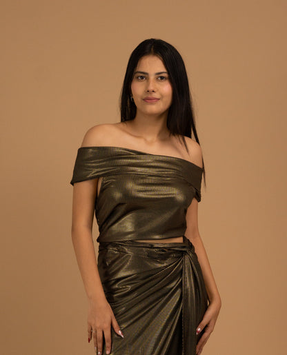 The Orla Gilded Bardot Top