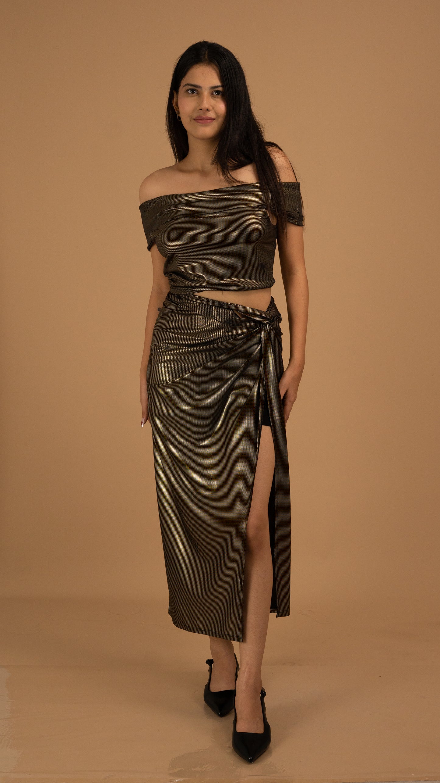 The Orla Gilded Bardot Top