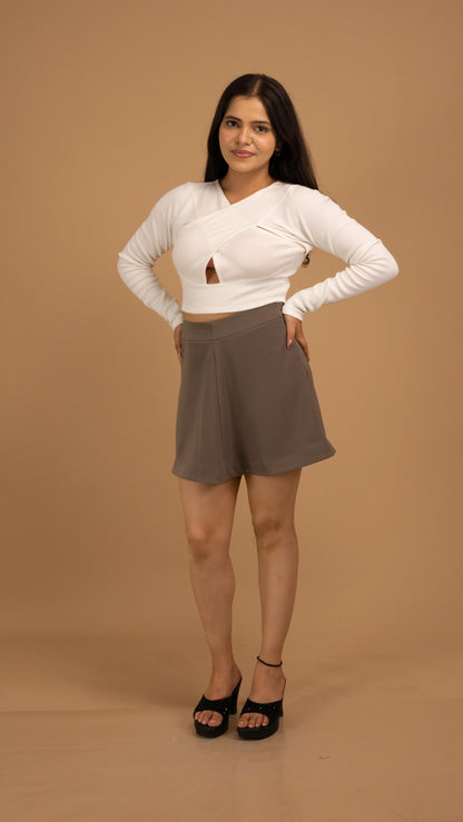 Ivory Grace & Taupe Flow Co-ord Set