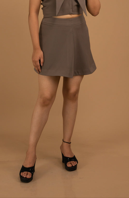The Valera Crepe Mini Skirt