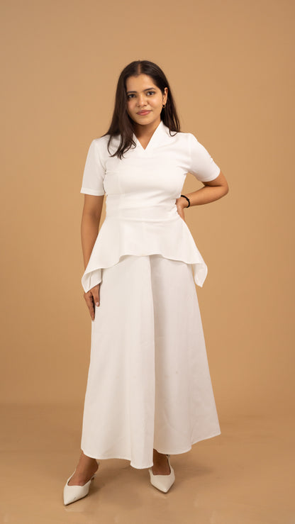 The Élan Cascade Maxi skirt