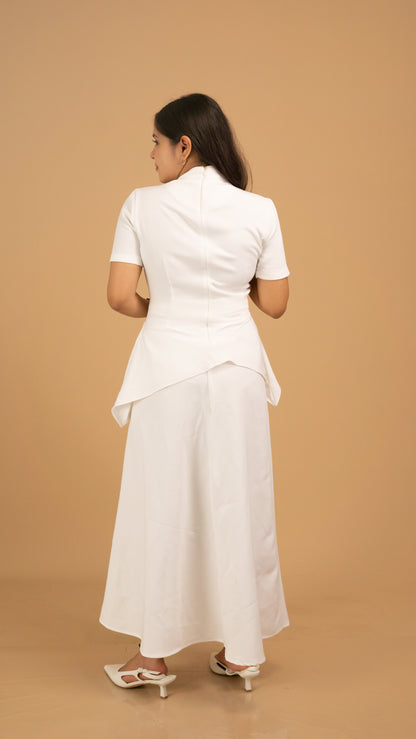 The Élan Cascade Maxi skirt