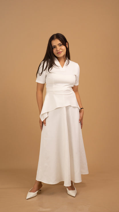 The Élan Cascade Maxi skirt
