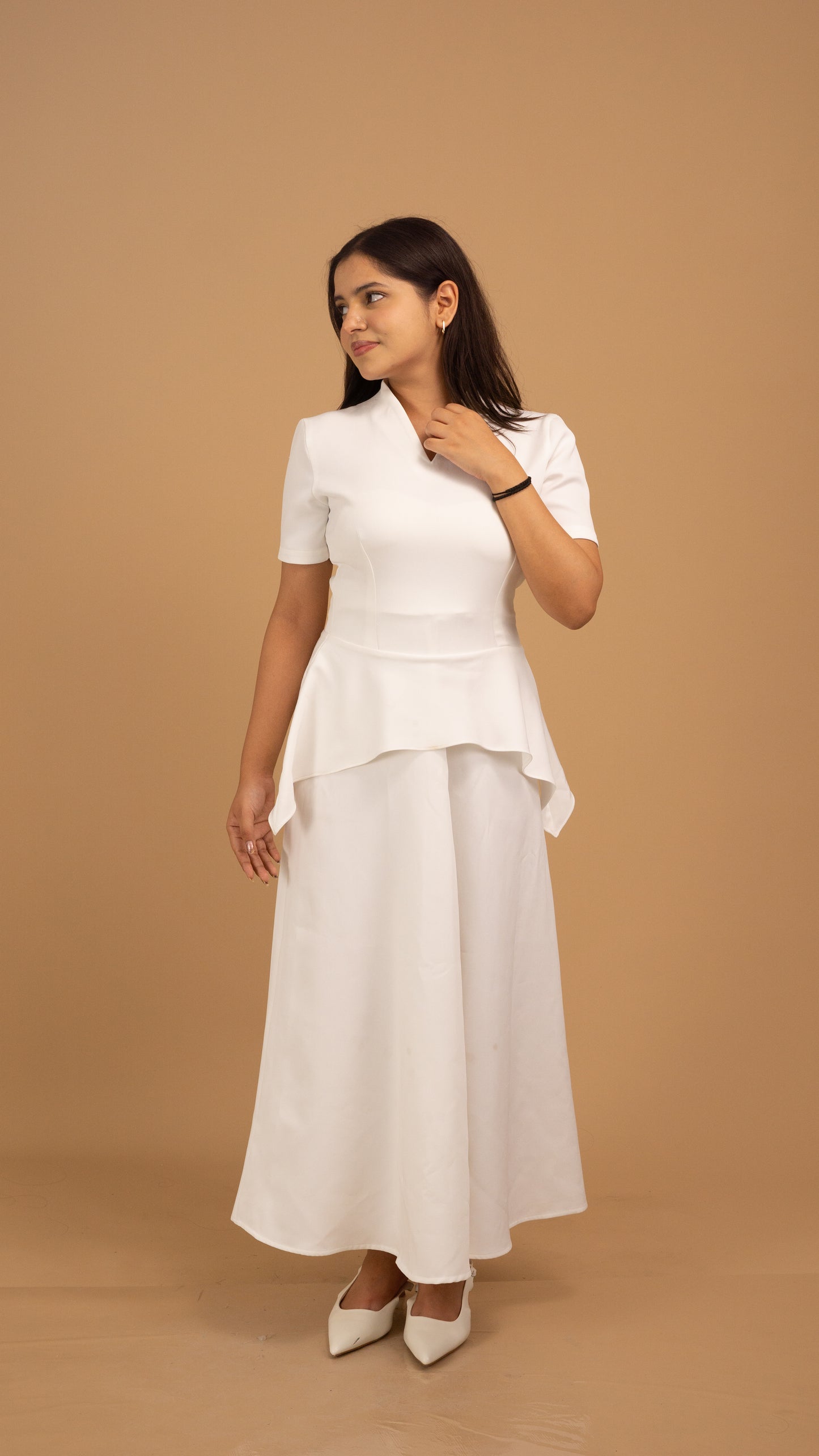 The Élan Cascade Maxi skirt