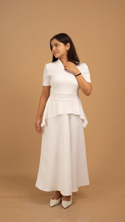 The Élan Cascade Maxi skirt