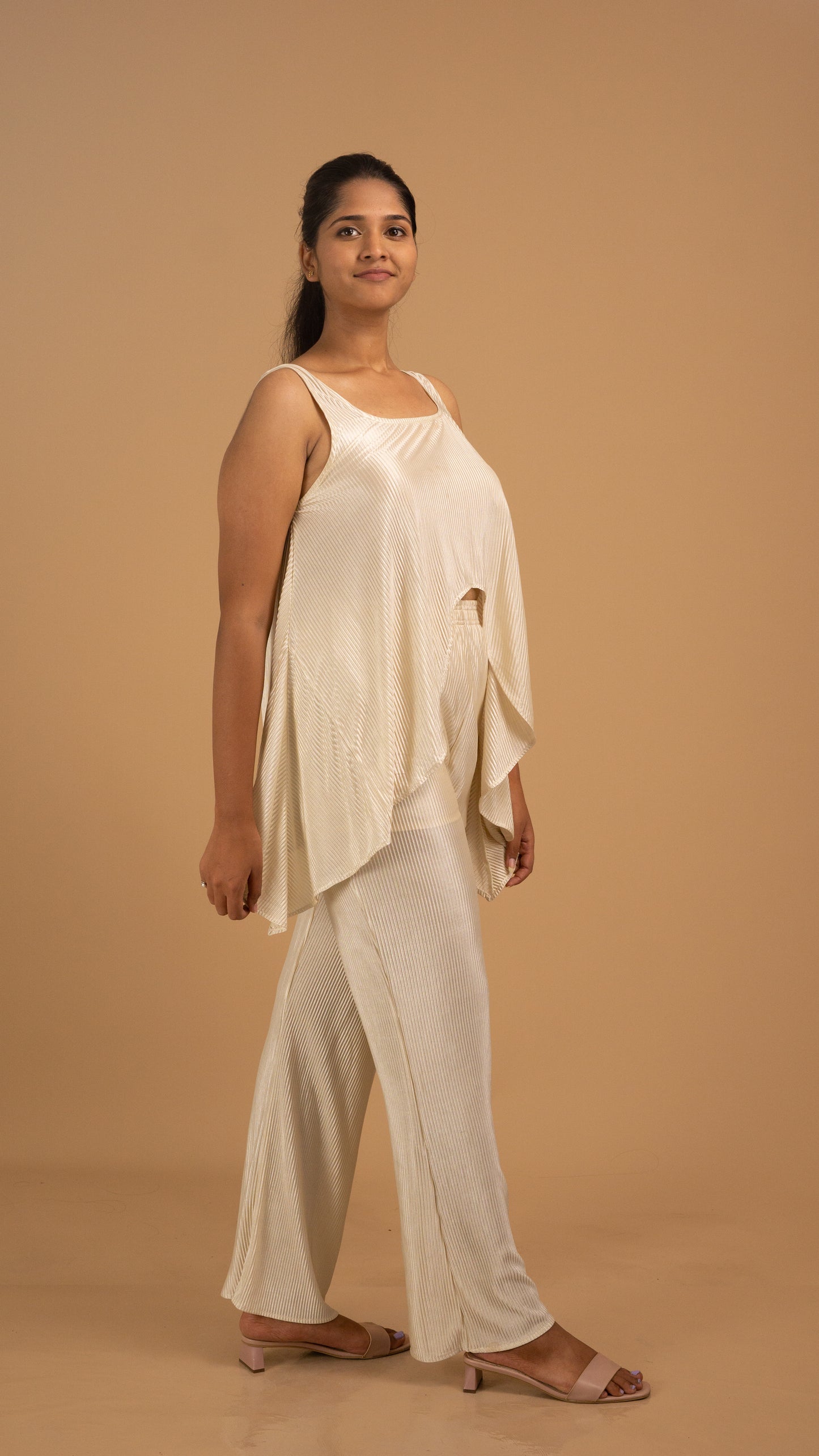 Ethereal Flow Pleated Co-Ord Set