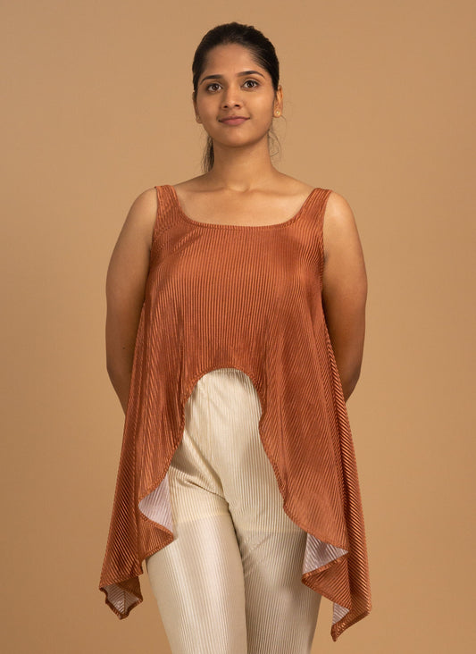 The Écru Silhouette Flow Tank