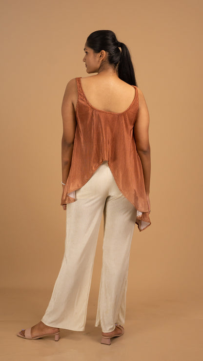 The Écru Silhouette Flow Tank