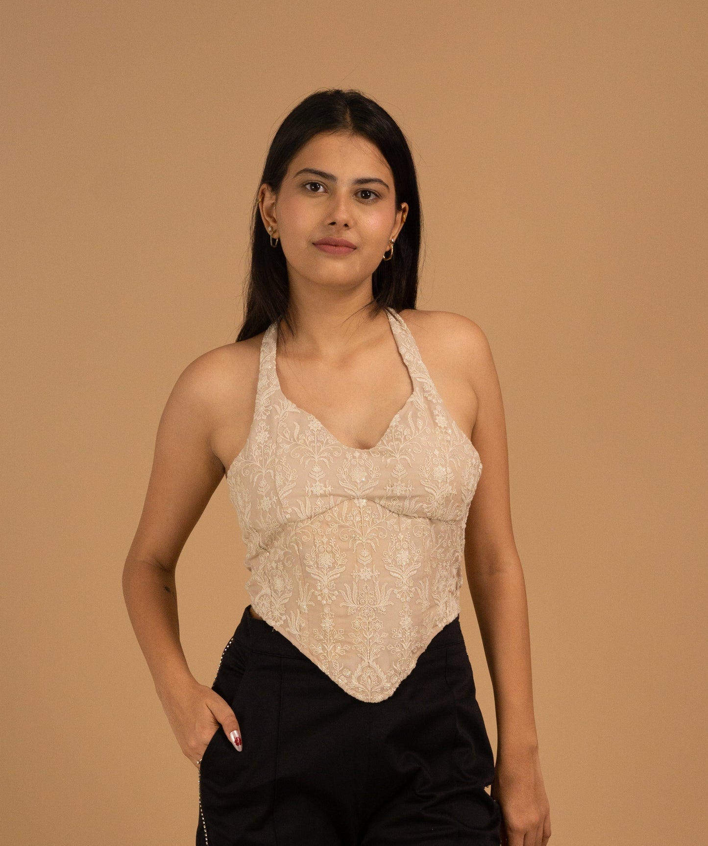 The Aurelia Embroidered Bustier