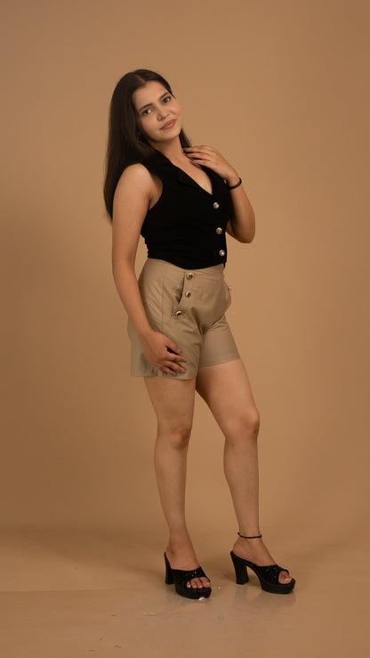 The Riviera Tailored Cotton Shorts