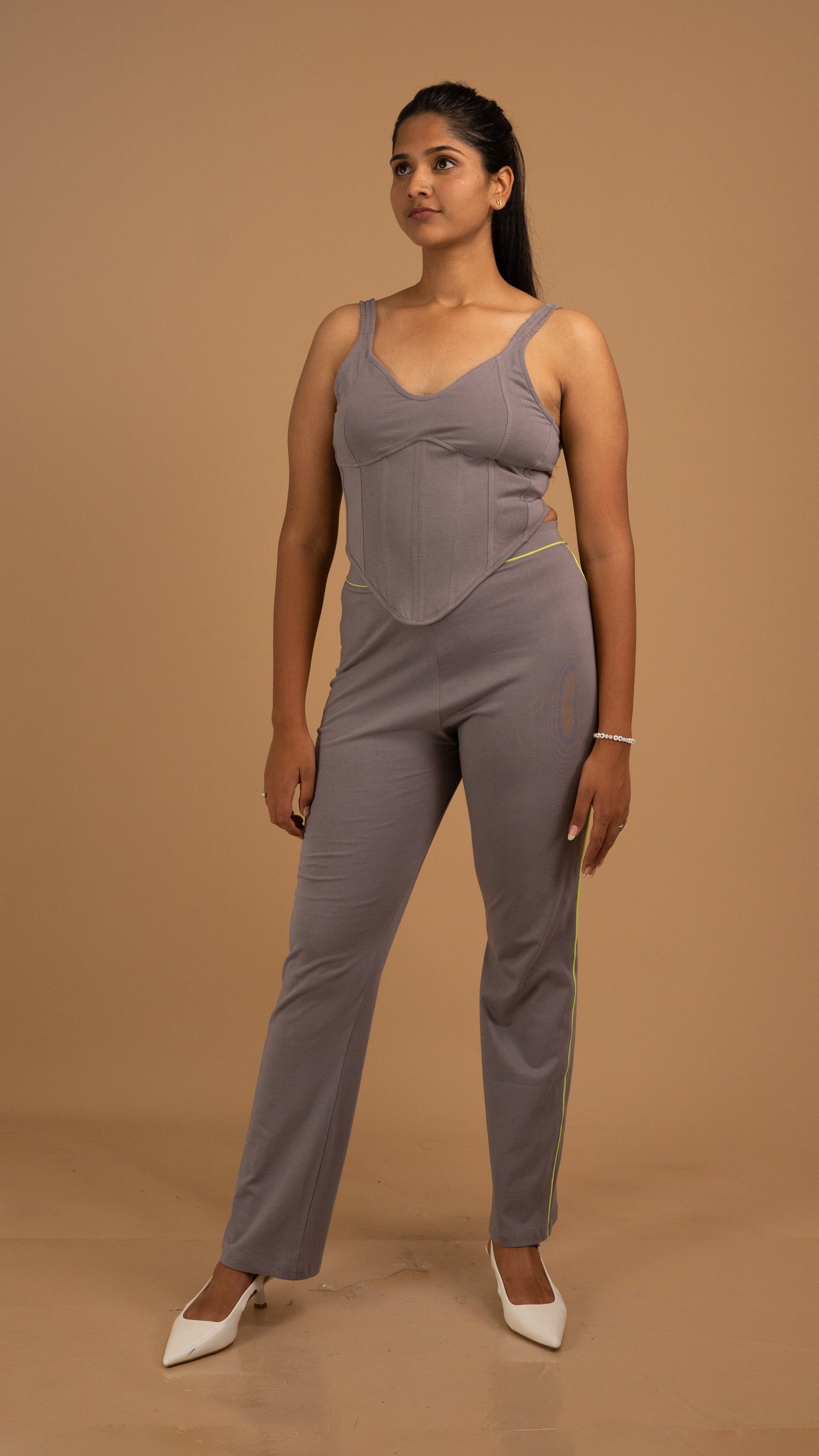 Slate Contour Luxe Cotton Co-ord Set