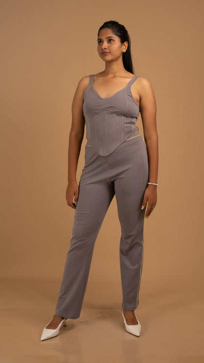 Slate Contour Luxe Cotton Co-ord Set