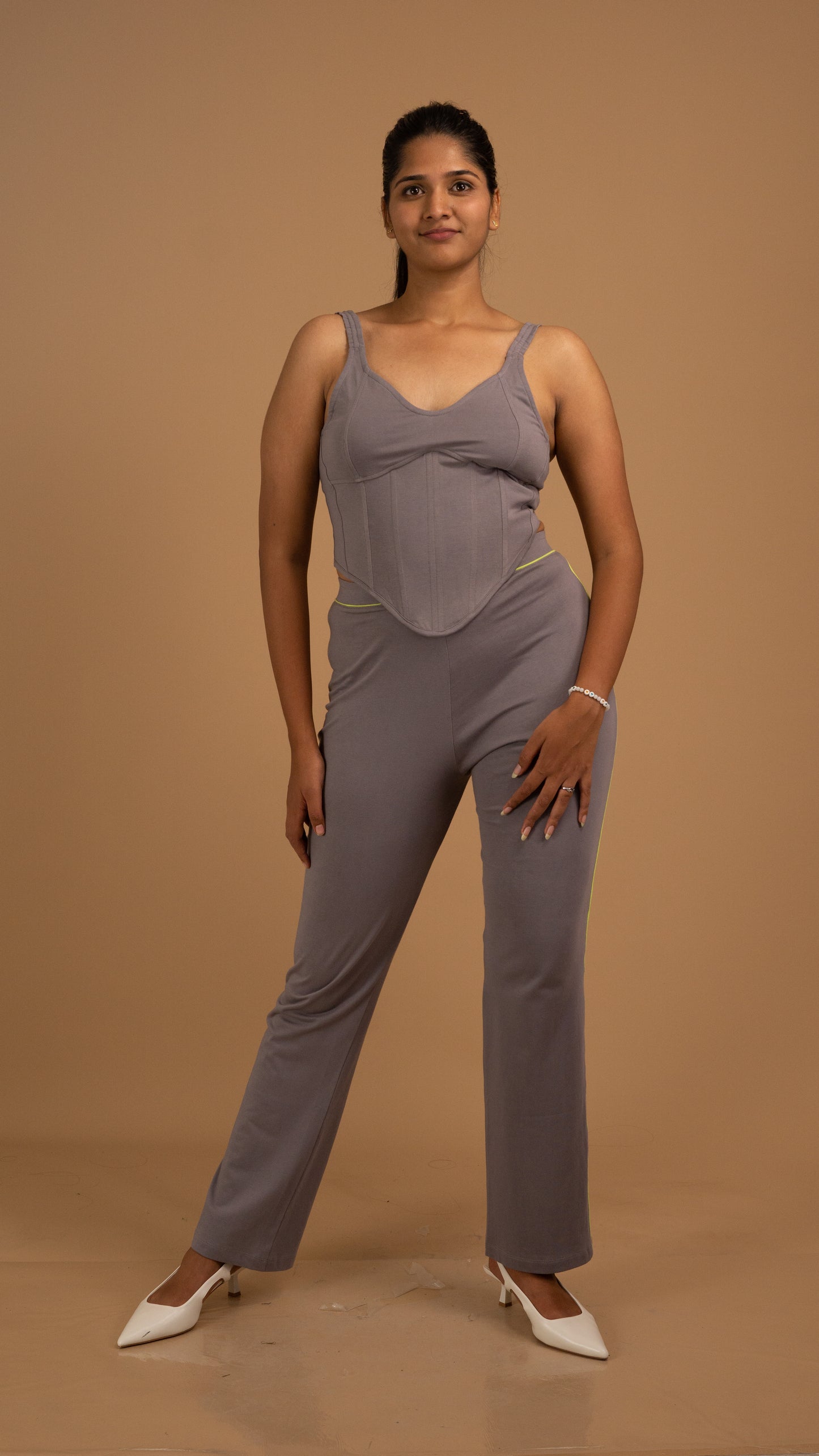 Slate Contour Luxe Cotton Co-ord Set