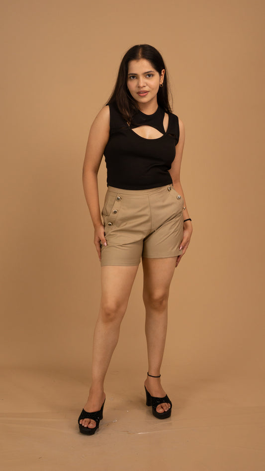 Sable & Sand Crepe Luxe Co-ord Set