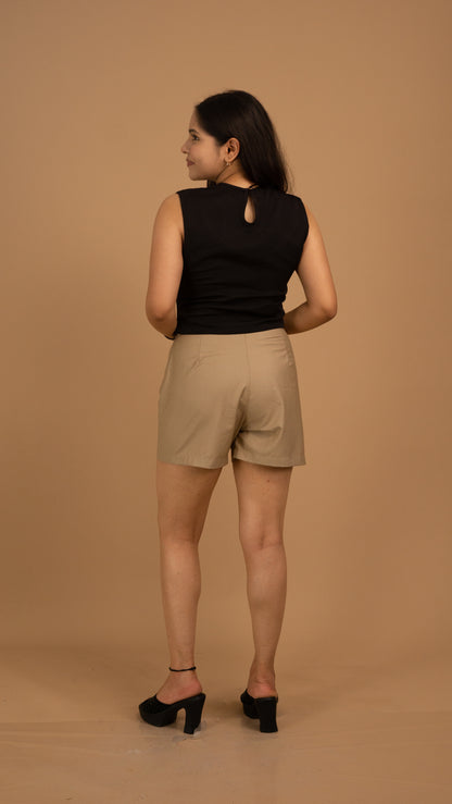 Sable & Sand Crepe Luxe Co-ord Set
