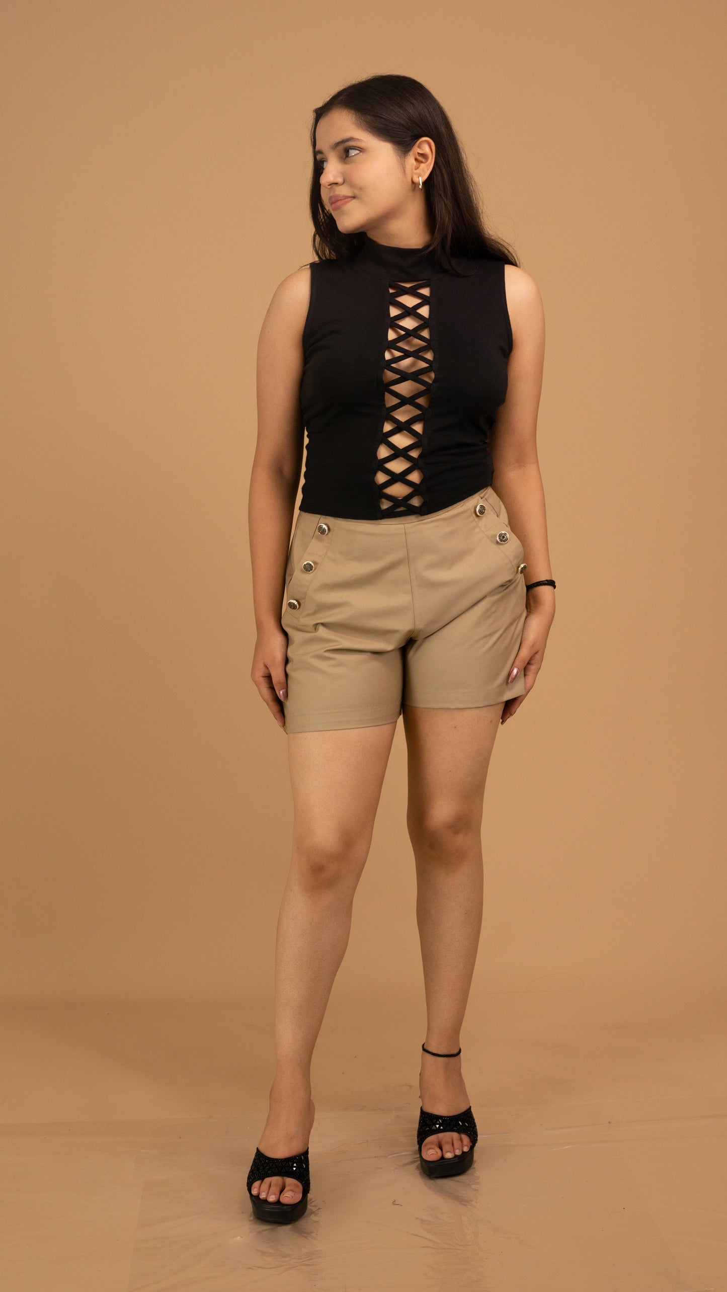 The Obsidian Lace Corset Top