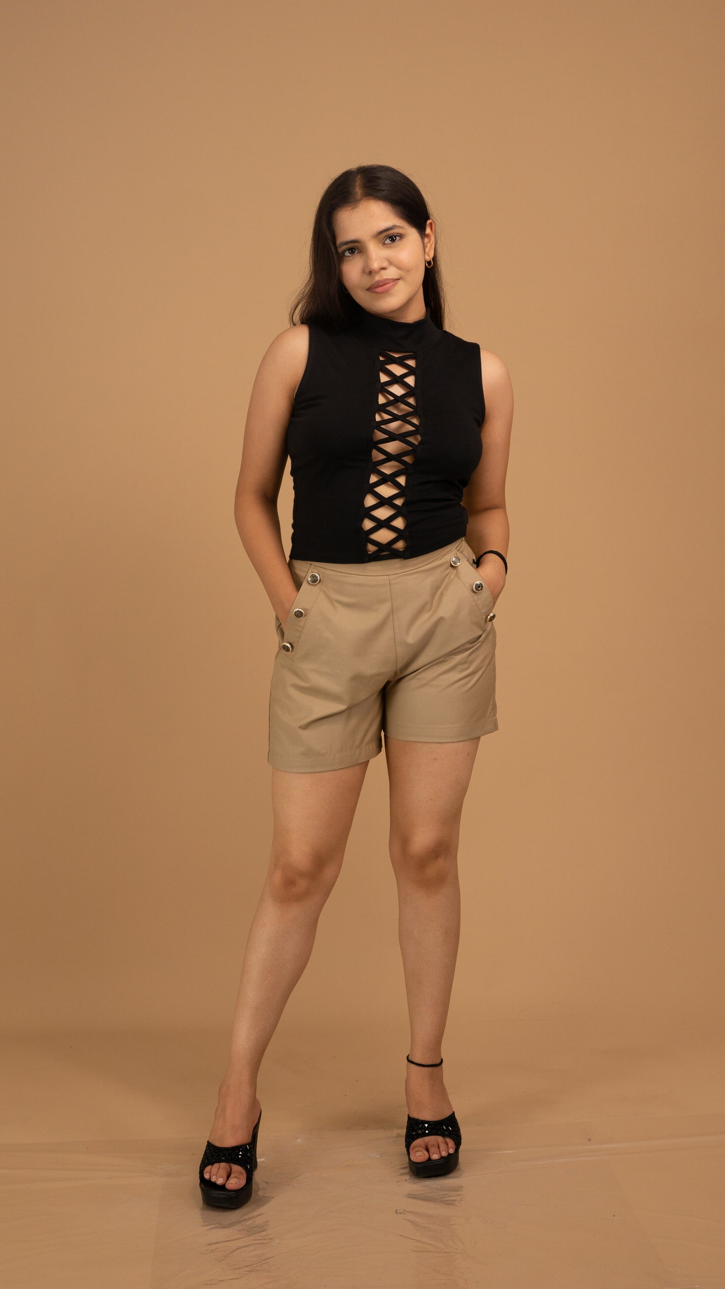 The Obsidian Lace Corset Top