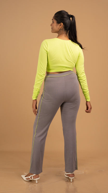 The Ballet Wrap Crop Top