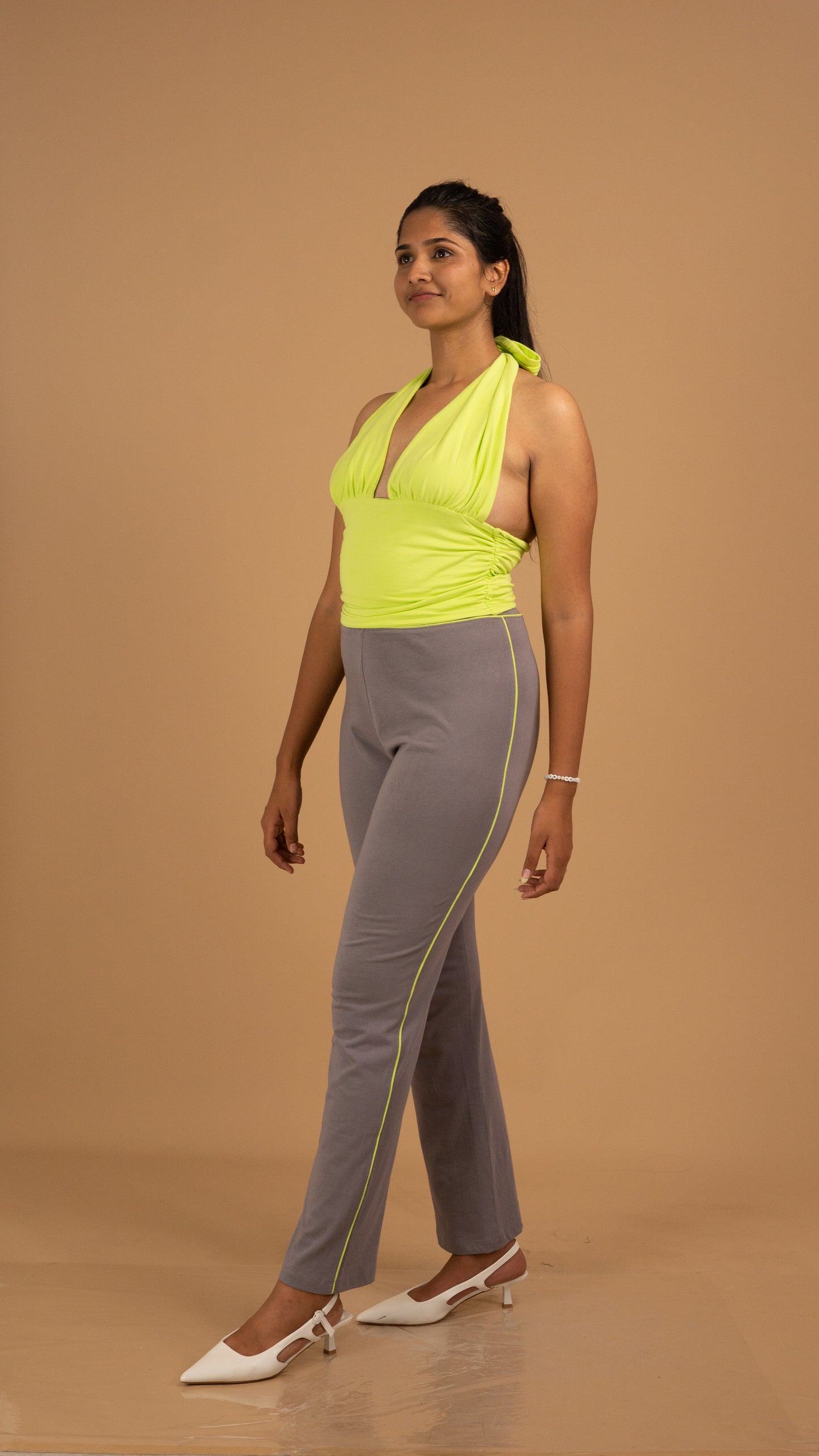 The Solara Halter Wrap Top