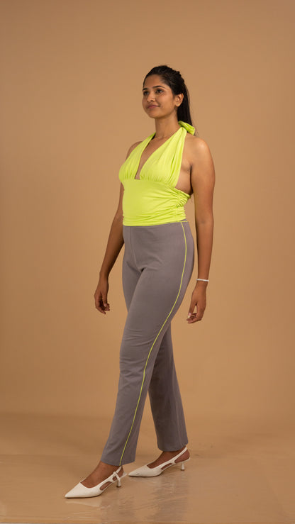 The Solara Halter Wrap Top