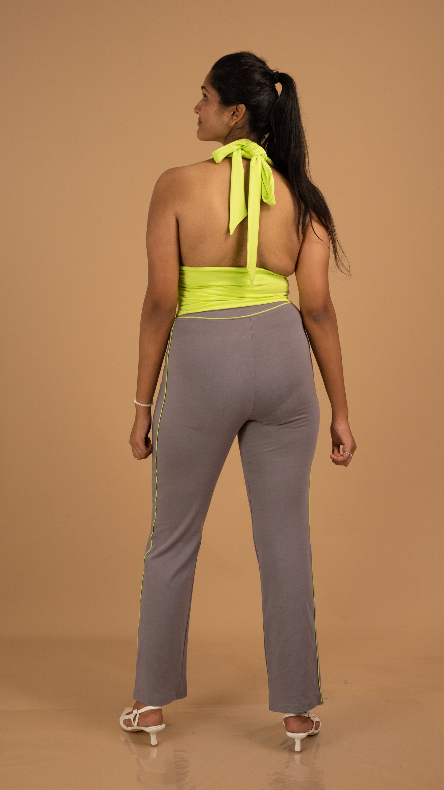 The Solara Halter Wrap Top