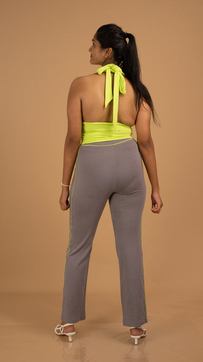 The Solara Halter Wrap Top