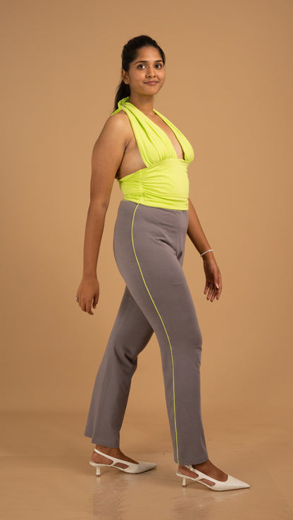 The Solara Halter Wrap Top