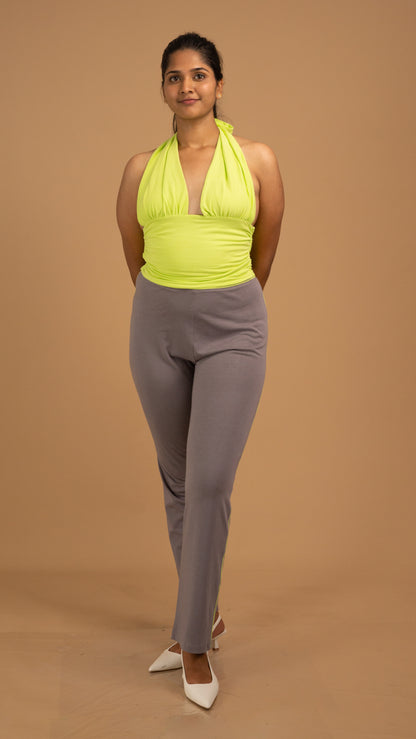 The Solara Halter Wrap Top