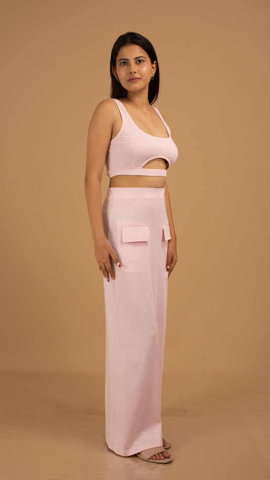 Elysian Cut-Out  Cotton Co-ord Set