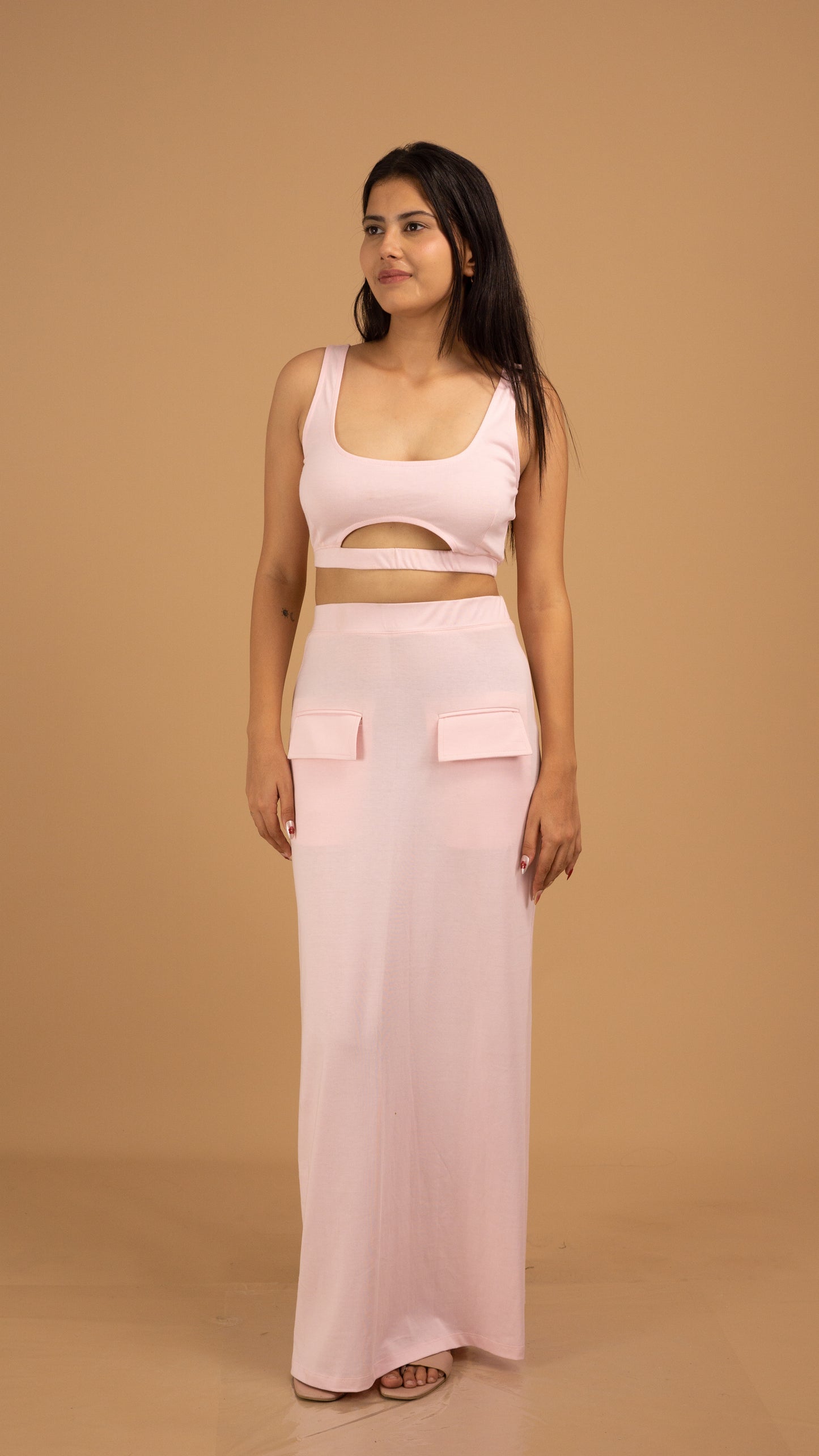 The Éclat Cut-Out Crop Top