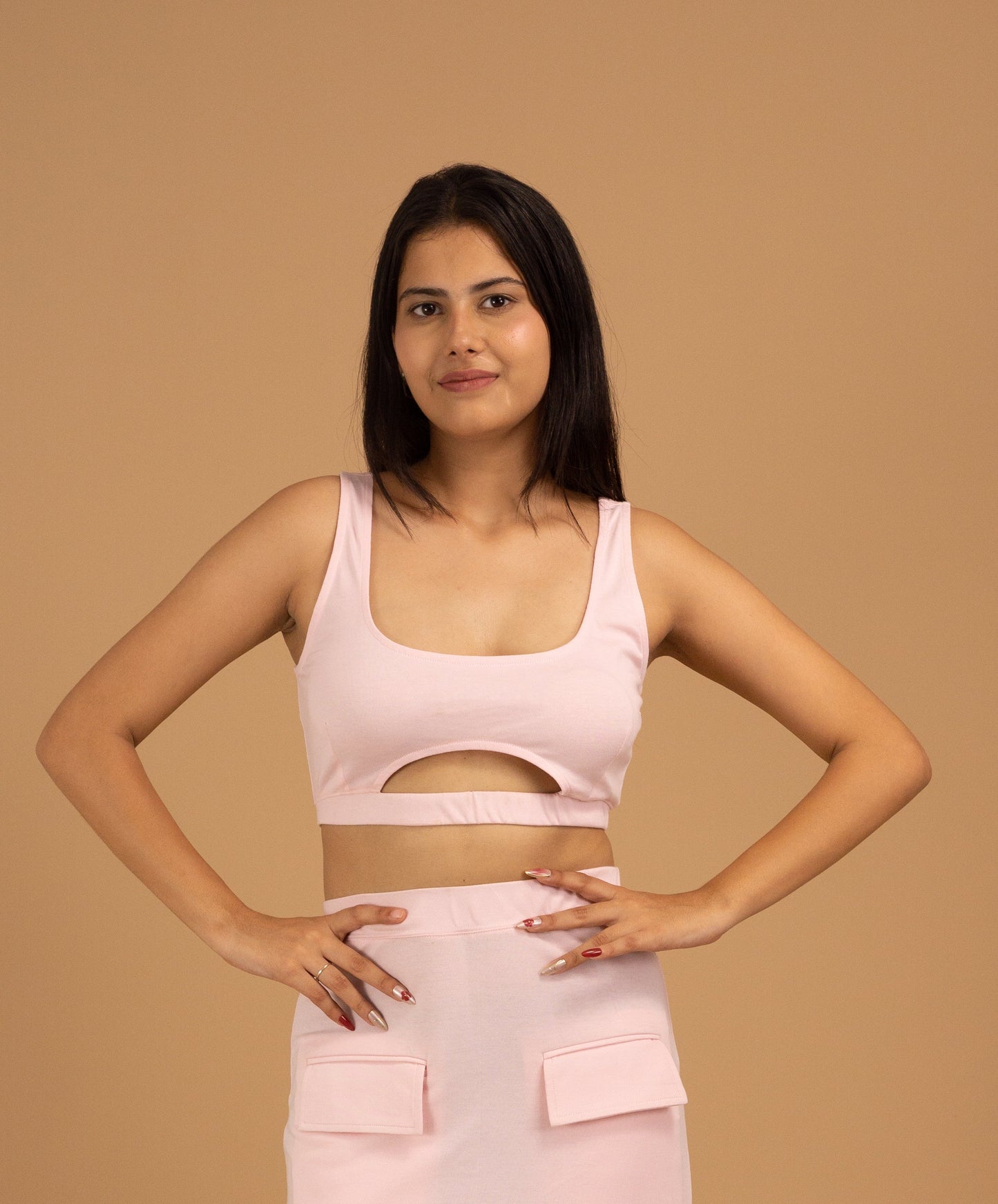 The Éclat Cut-Out Crop Top