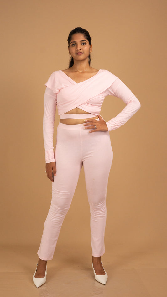 Blush Serenity Cotton Co-Ord Set