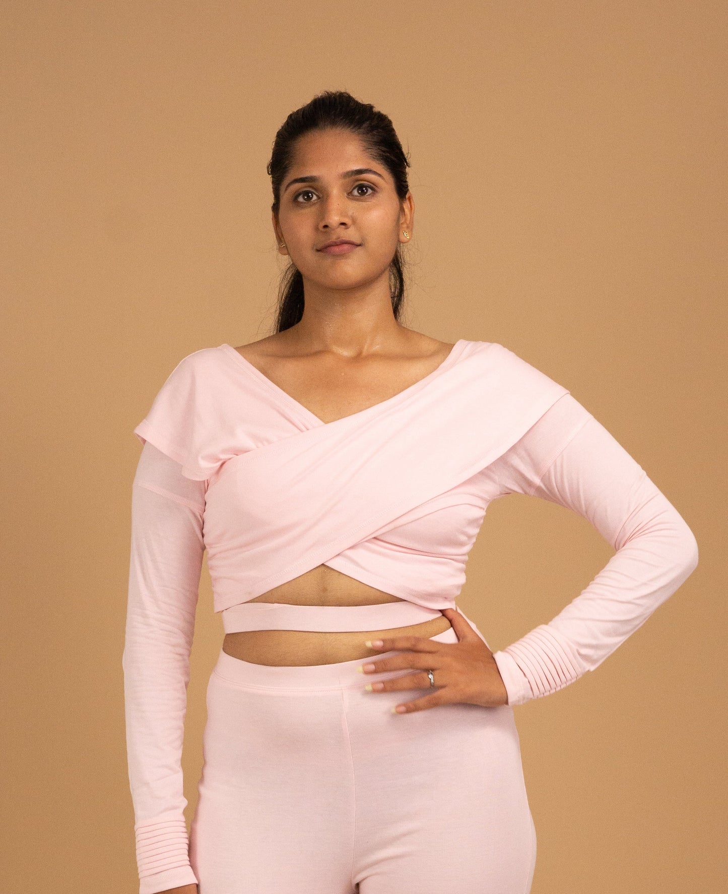 The Ballet Wrap Crop Top