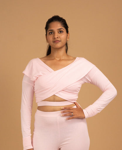 The Ballet Wrap Crop Top