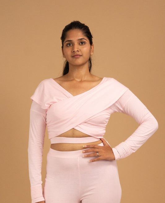 The Ballet Wrap Crop Top