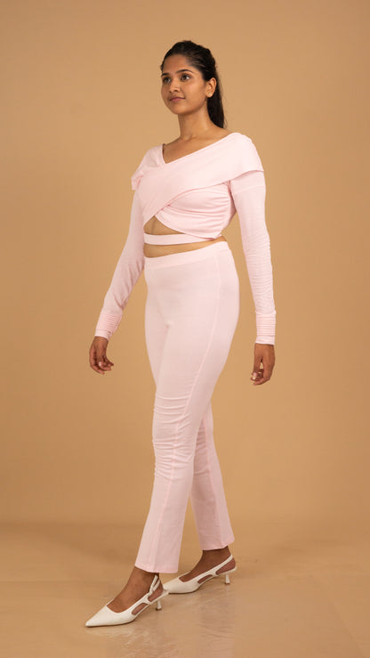 The Ballet Wrap Crop Top