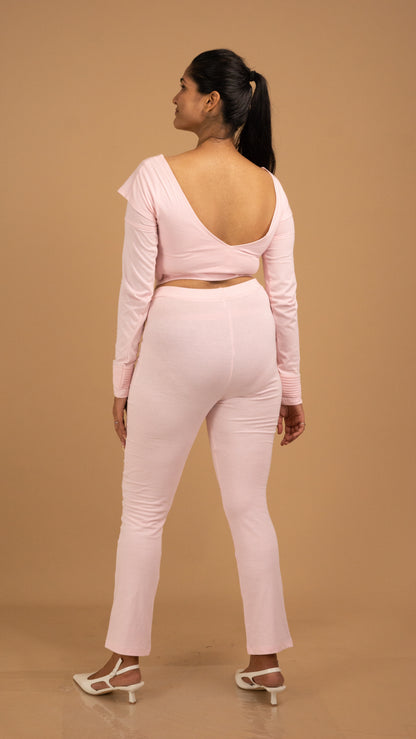 Blush Serenity Cotton Co-Ord Set