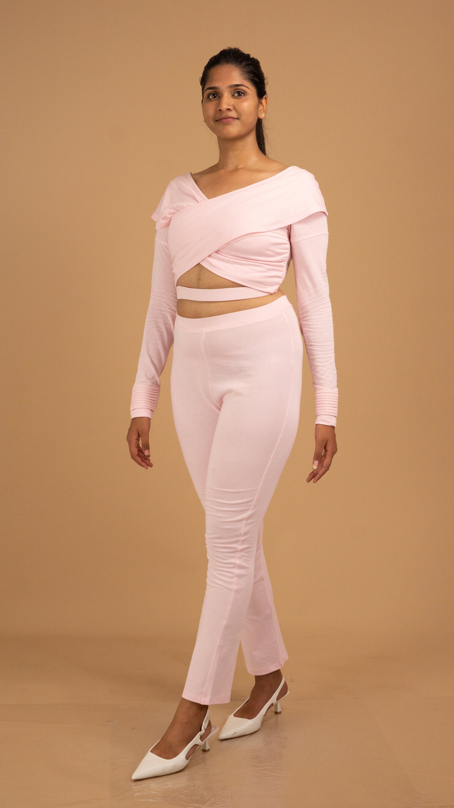 The Ballet Wrap Crop Top