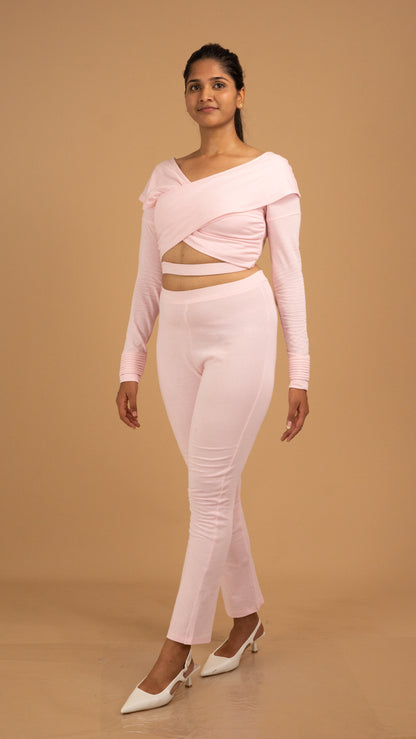 The Ballet Wrap Crop Top